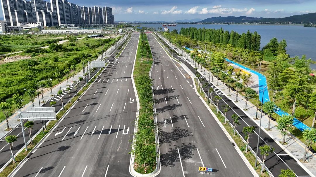 今天，潭江大道正式通車！